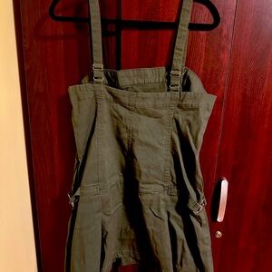 Green Suspender Dress